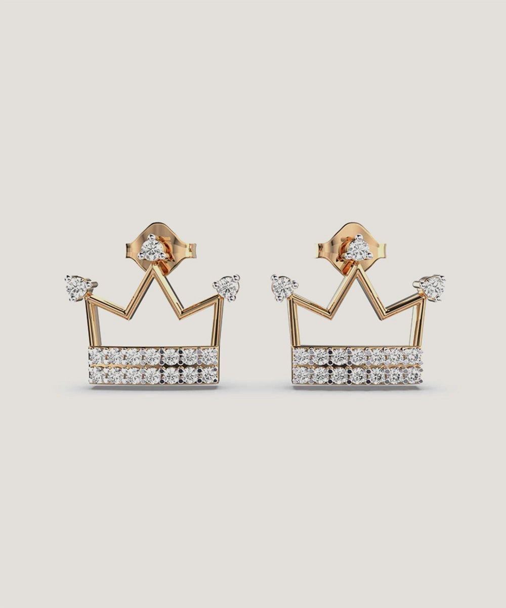 Crown Shape Earrings