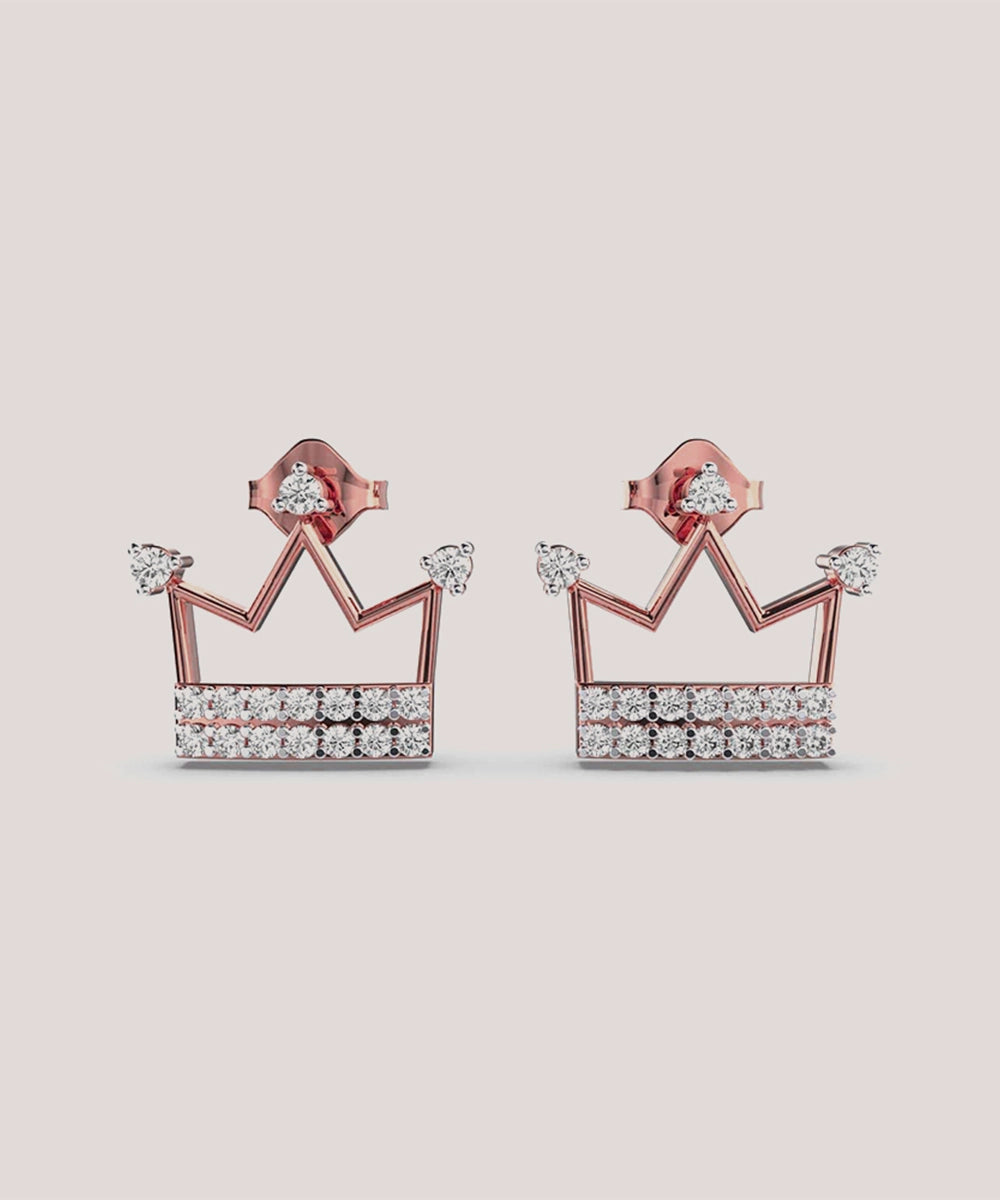 Crown Shape Earrings