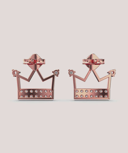 Crown Shape Earrings