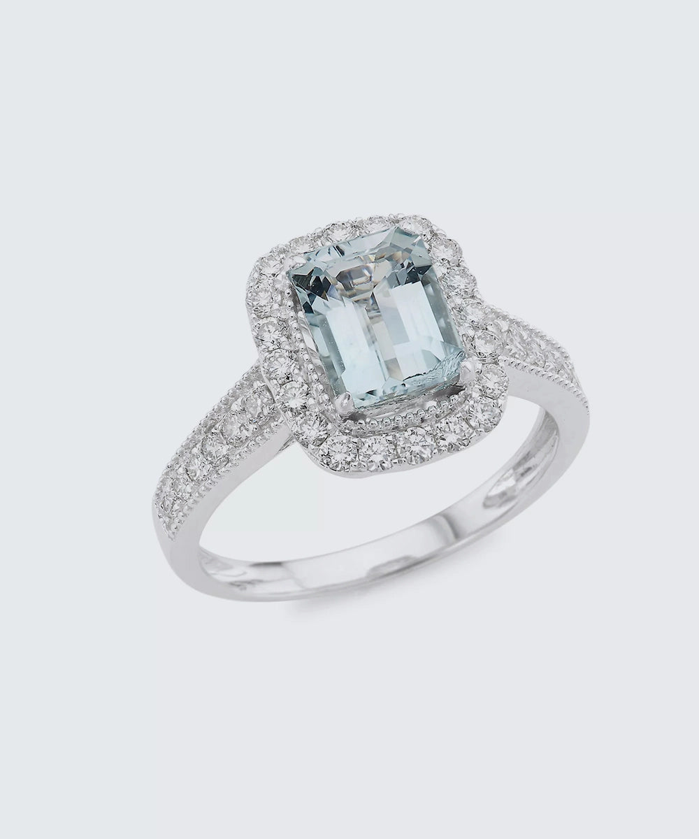 Cushion Cut Rose Gold Ring
