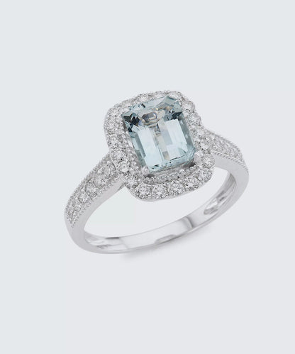 Cushion Cut Rose Gold Ring