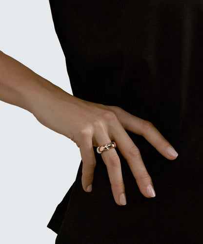 Modern Band For Effortless Style Diamond Ring