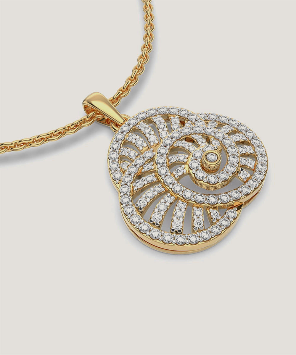 Diamond-Studded Pendant