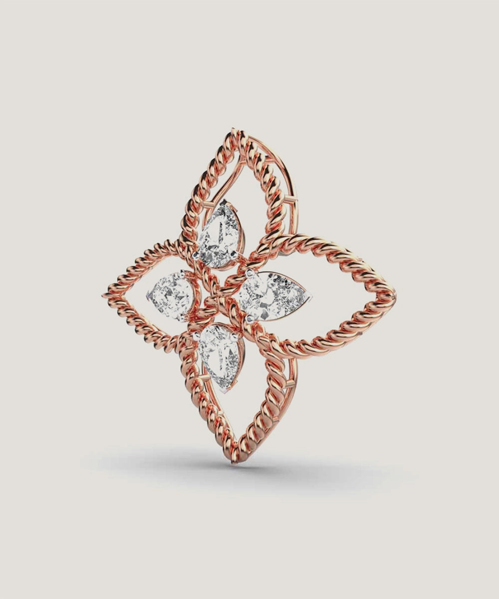 Flower Diamond Necklace