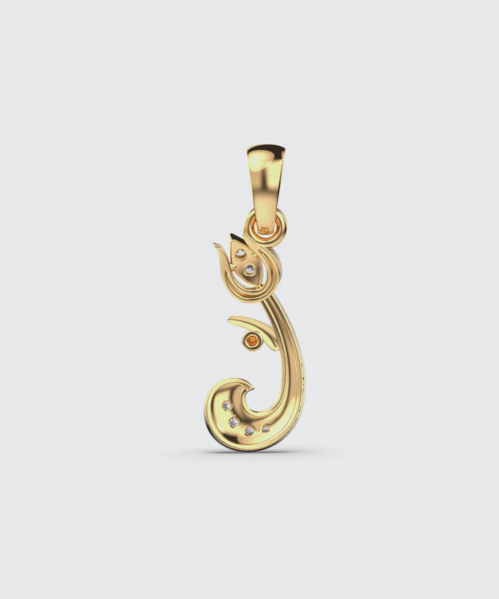 14KT Yellow Gold Pendant For Men