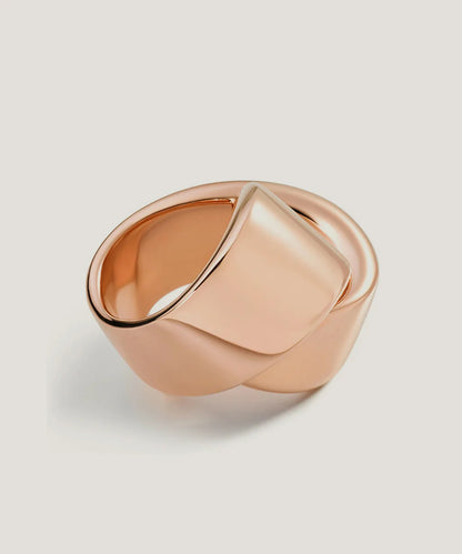 Gold Plated Geometric Wisp Ring