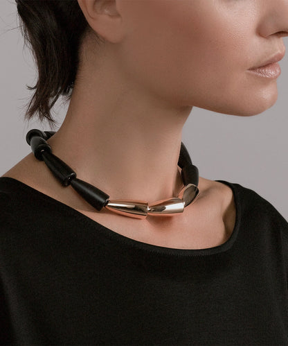 Necklace With Black Onyx Pendant