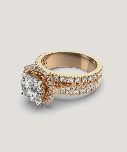 Halo Style Ring