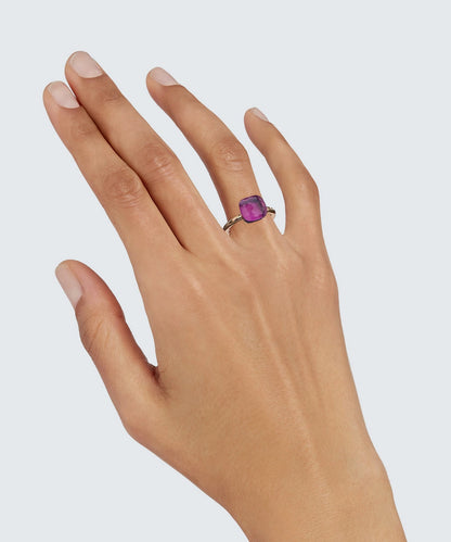 Gemstone Engagement Ring