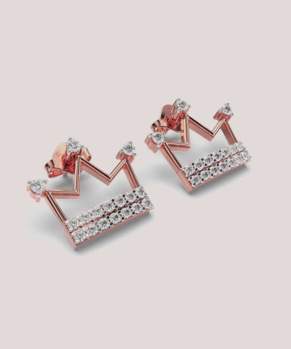Crown Shape Earrings