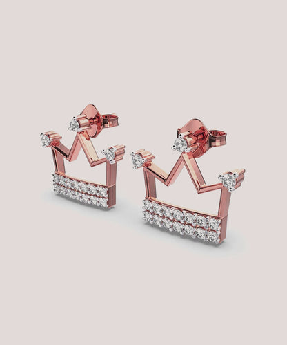 Crown Shape Earrings