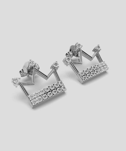 Crown Shape Earrings