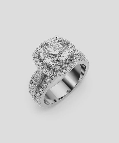 Halo Style Ring