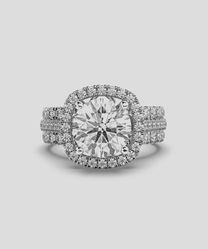 Halo Style Ring
