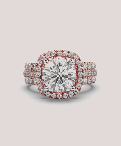 Halo Style Ring