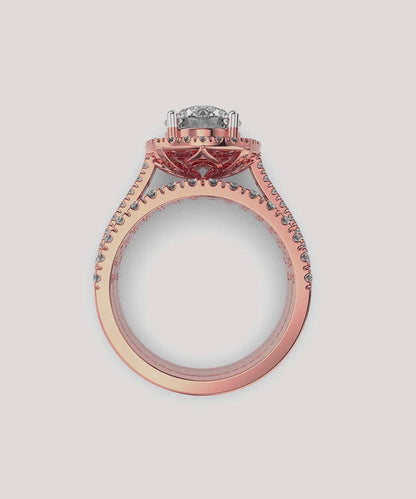 Halo Style Ring