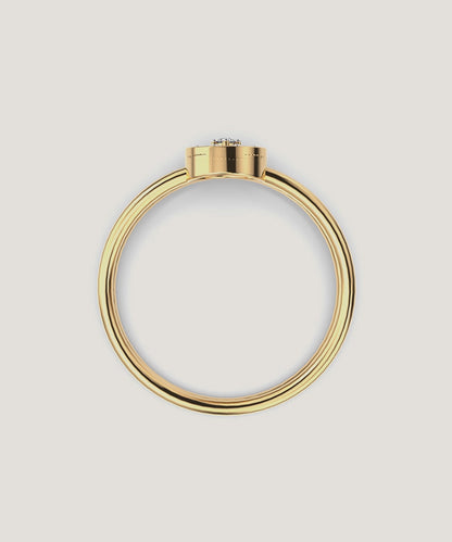 Pleasing Oval Diamond Ring