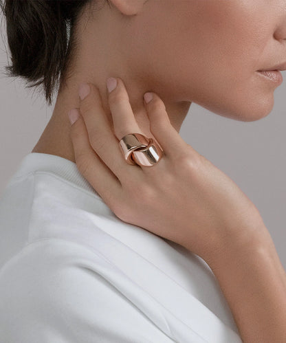 Classic Timeless Unisex Band Gold Ring