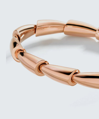 14K Gold Bracelet With Classic Design Accent