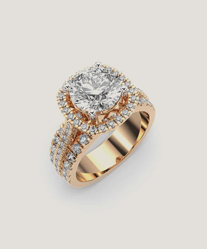 Halo Style Ring