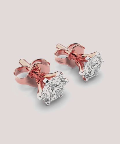 Single Stone Stud Earrings