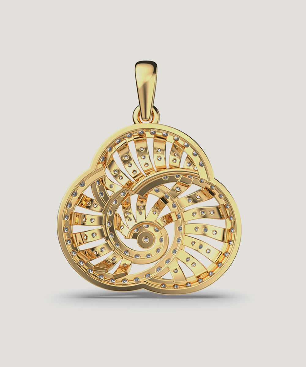 Diamond-Studded Pendant