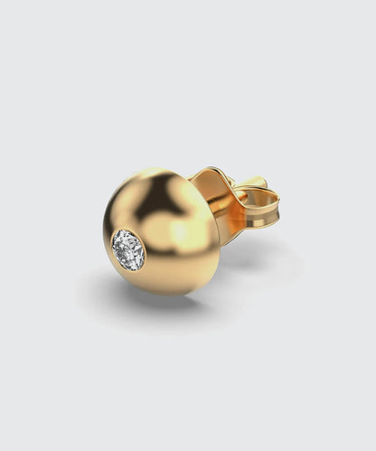 22K Gold Fancy Earrings For Men