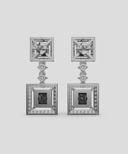 Stone Drop Earrings