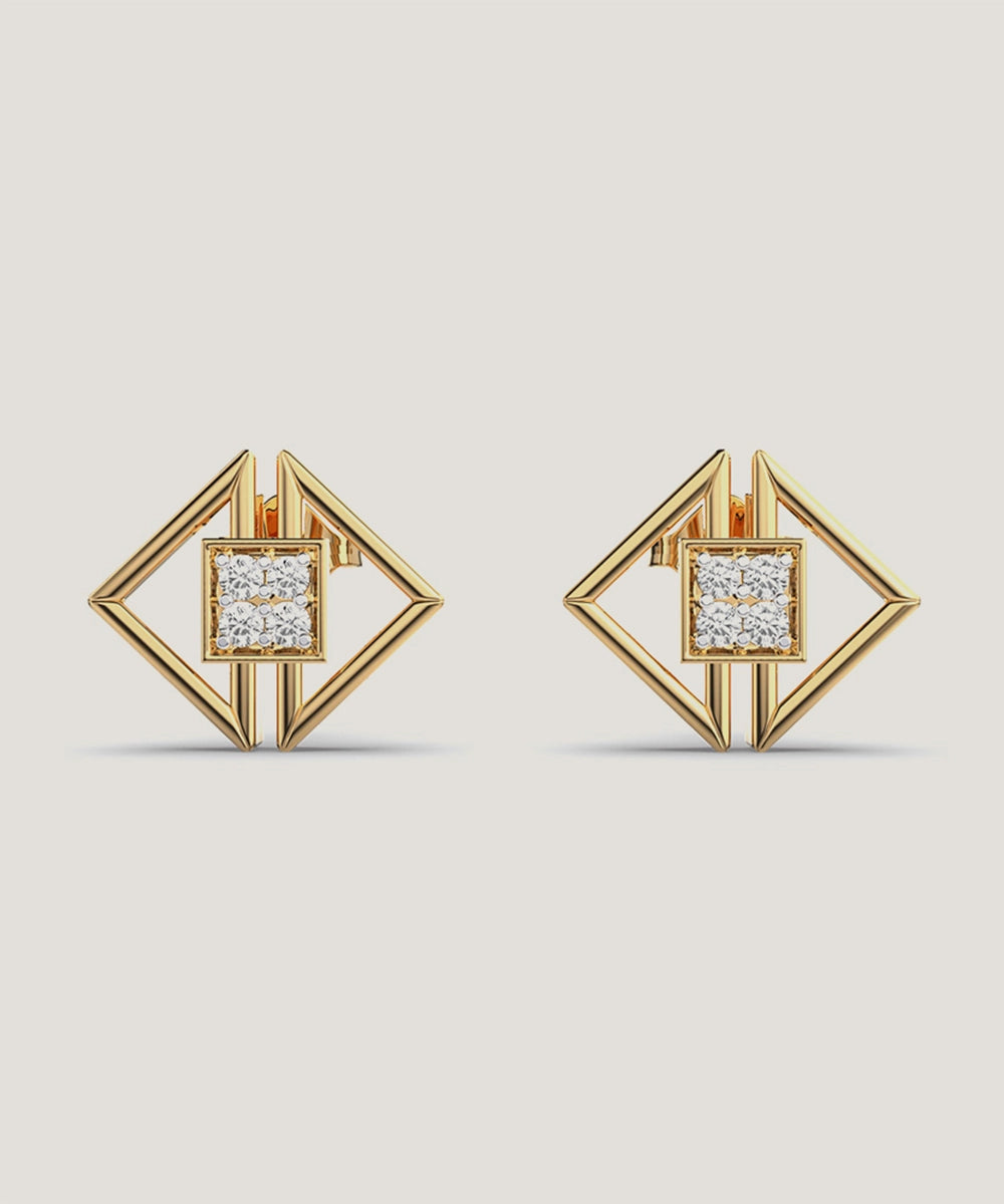 Triangle Stud Earrings