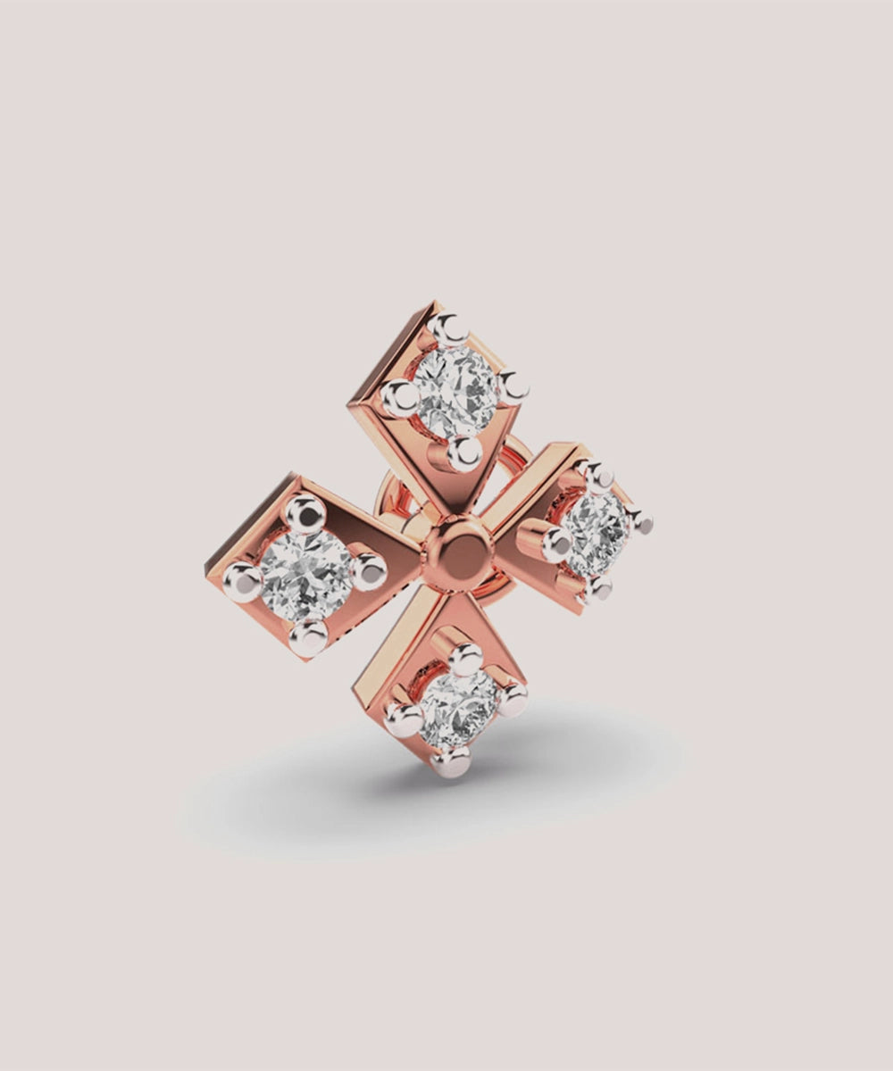 Four Layer Nose Pin
