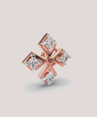 Four Layer Nose Pin