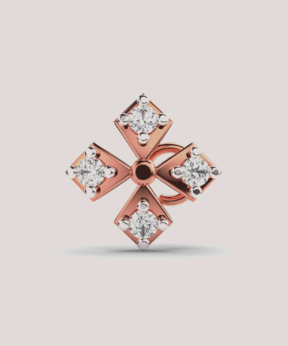Four Layer Nose Pin