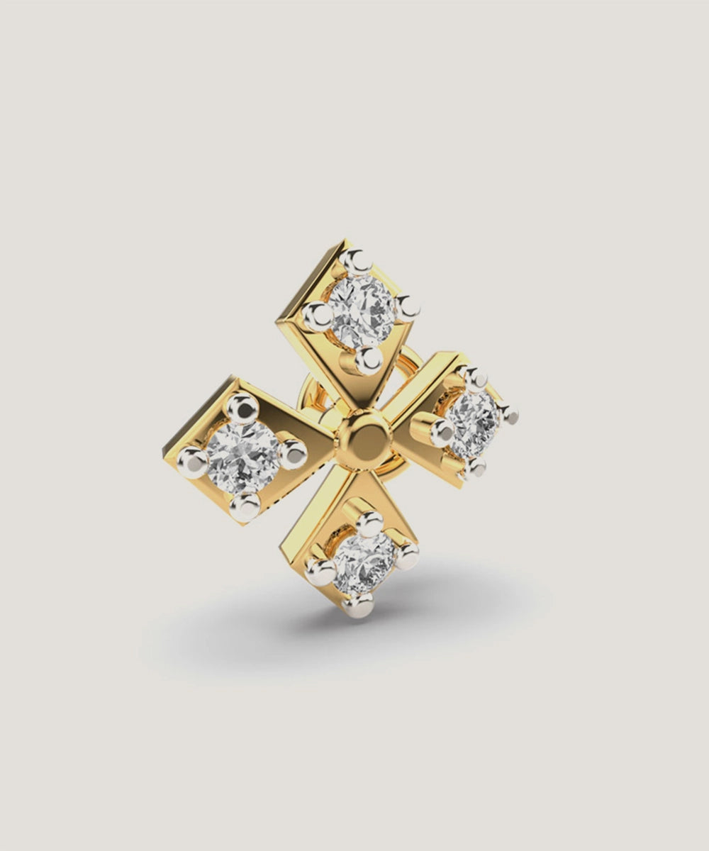 Four Layer Nose Pin