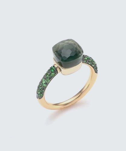 Rose Gold Multistone Ring