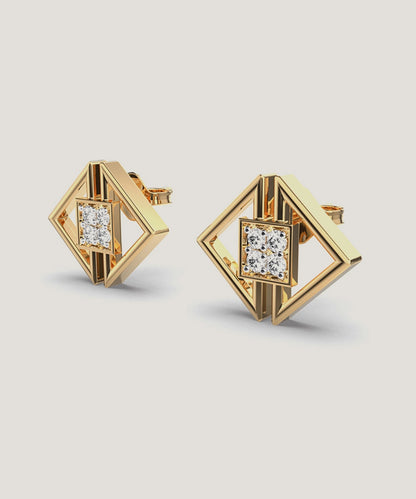 Triangle Stud Earrings