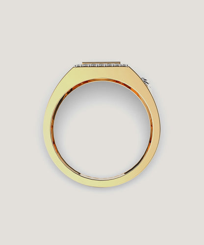 Men's Stone With Diamond Ring