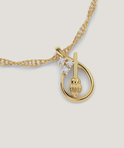 Diamond & Pearl Pendant
