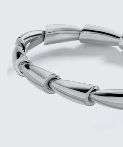 14K Gold Bracelet With Classic Design Accent