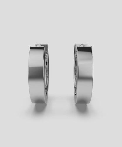 Unisex Casual Hoop Earrings