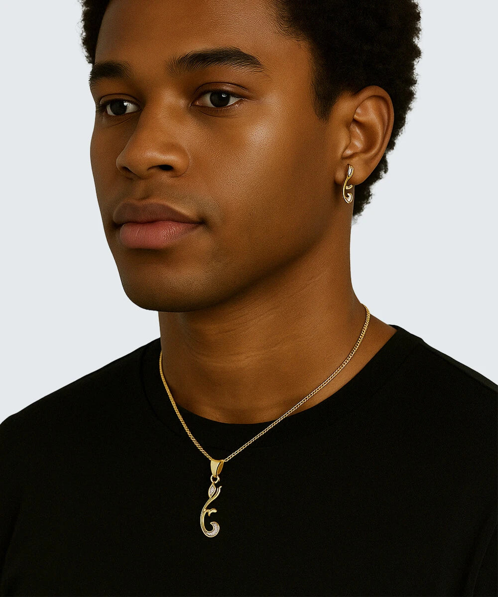 14KT Yellow Gold Pendant For Men