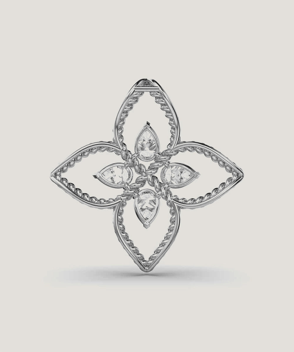 Flower Diamond Necklace