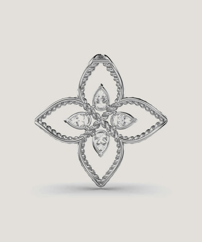 Flower Diamond Necklace