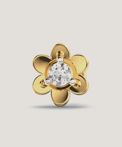 Flower Shaped Nose Pin