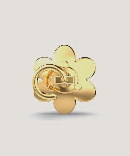 Flower Shaped Nose Pin
