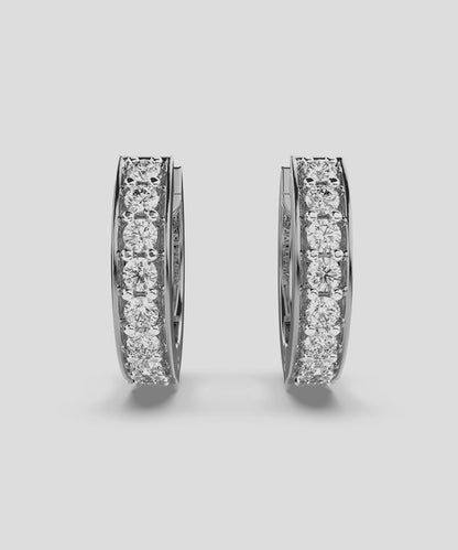 Unisex Casual Hoop Earrings