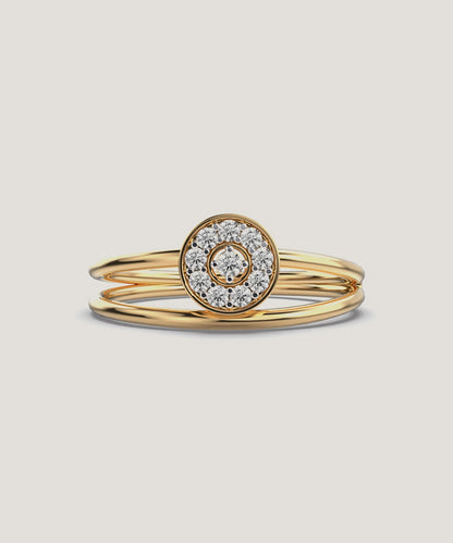 Pleasing Oval Diamond Ring