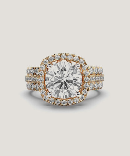 Halo Style Ring