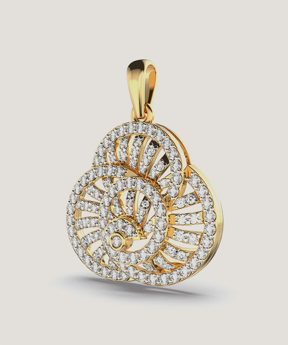 Diamond-Studded Pendant