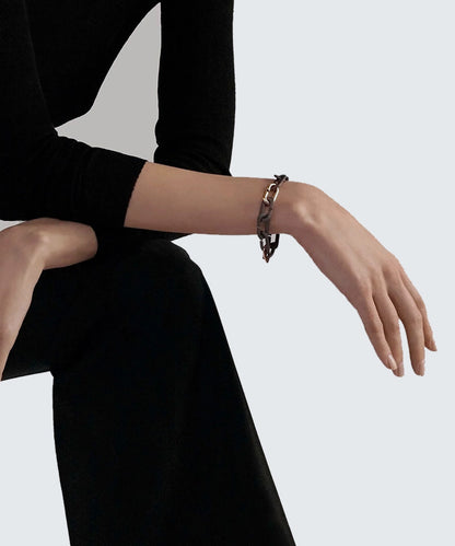 Classic Polished Finish Chain Bracelet