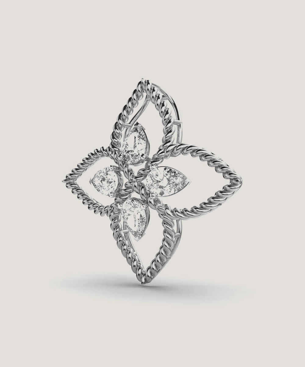 Flower Diamond Necklace